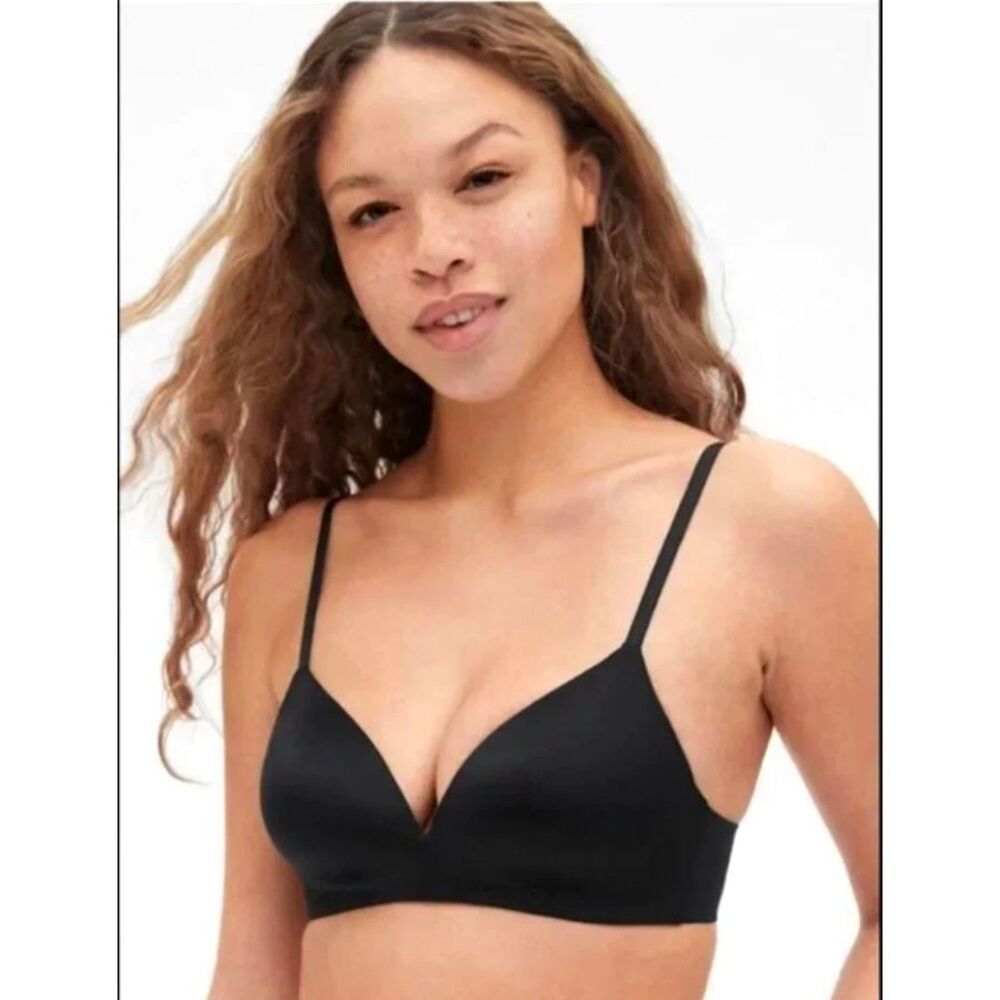 NEW Love Gap Womens Convertible Black Bra 32DD Everyday Smooth Wireless GapBody - Picture 5 of 5